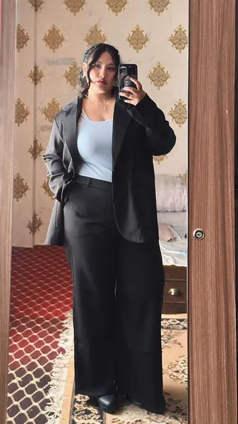 Blazer Set ,Single Layer